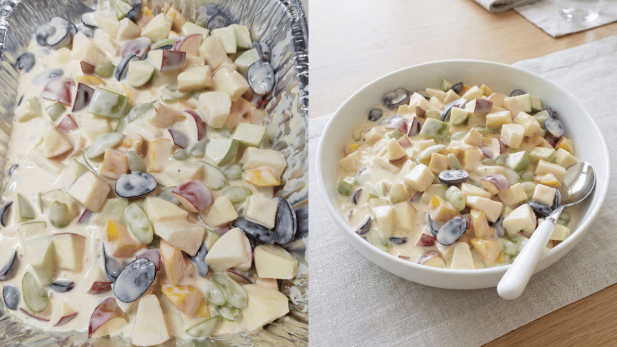 Resipi Salad Buah-Buahan, Sos Creamy Ini Buat Rasanya Makin Sedap & Menyegarkan