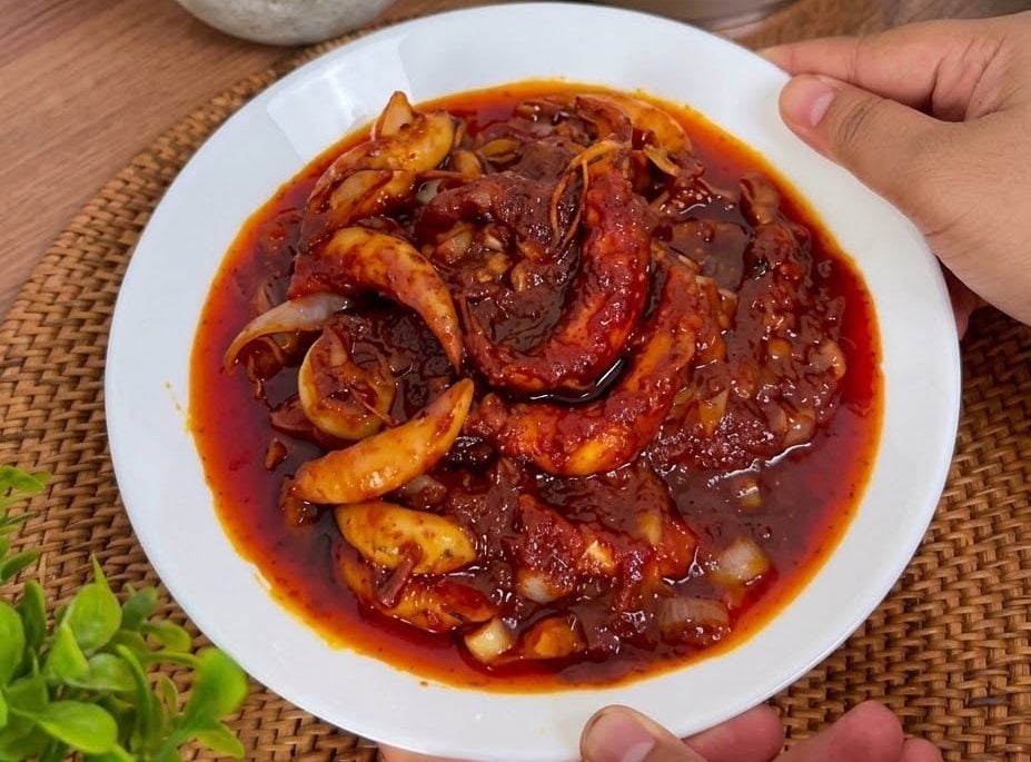 resepi sambal sotong kering