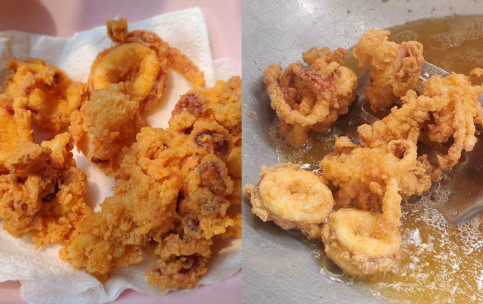 sotong celup tepung rangup