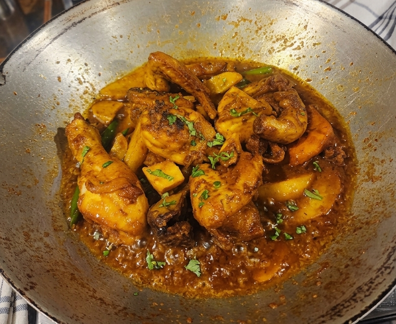resipi ayam masak lembap