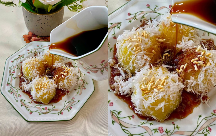 kuih puli ubi kayu