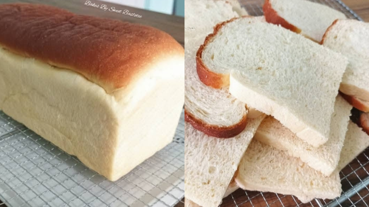Cara Buat Roti Loaf Putih, Uli Pakai Tangan Pun Tetap Jadi Lembut & Gebu