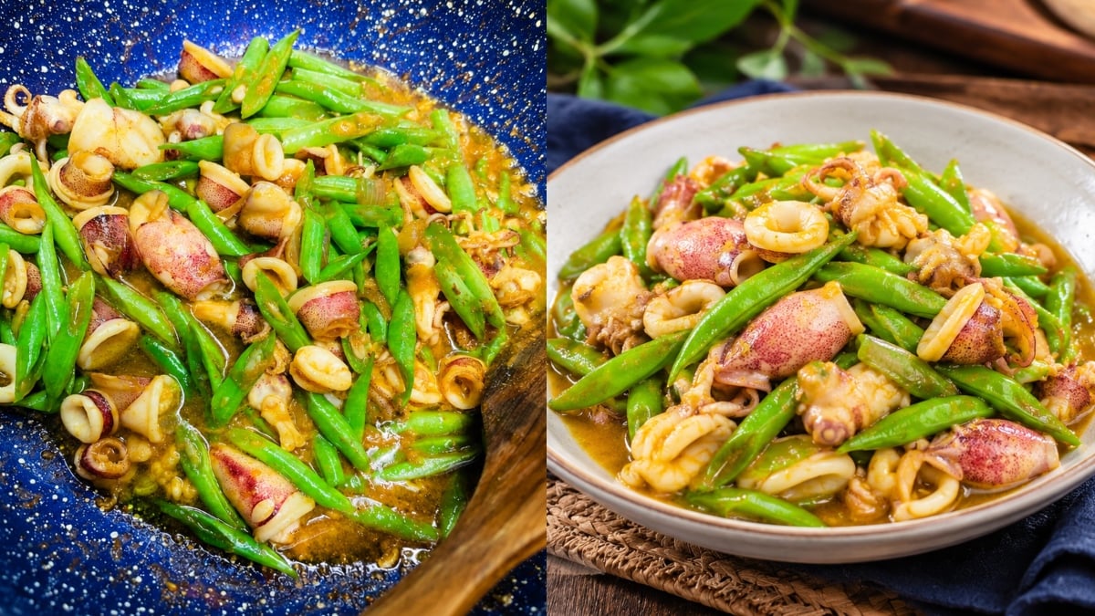 Sotong Kacang Buncis, Lauk Kampung Yang Ringkas Tapi Cukup Membuka Selera