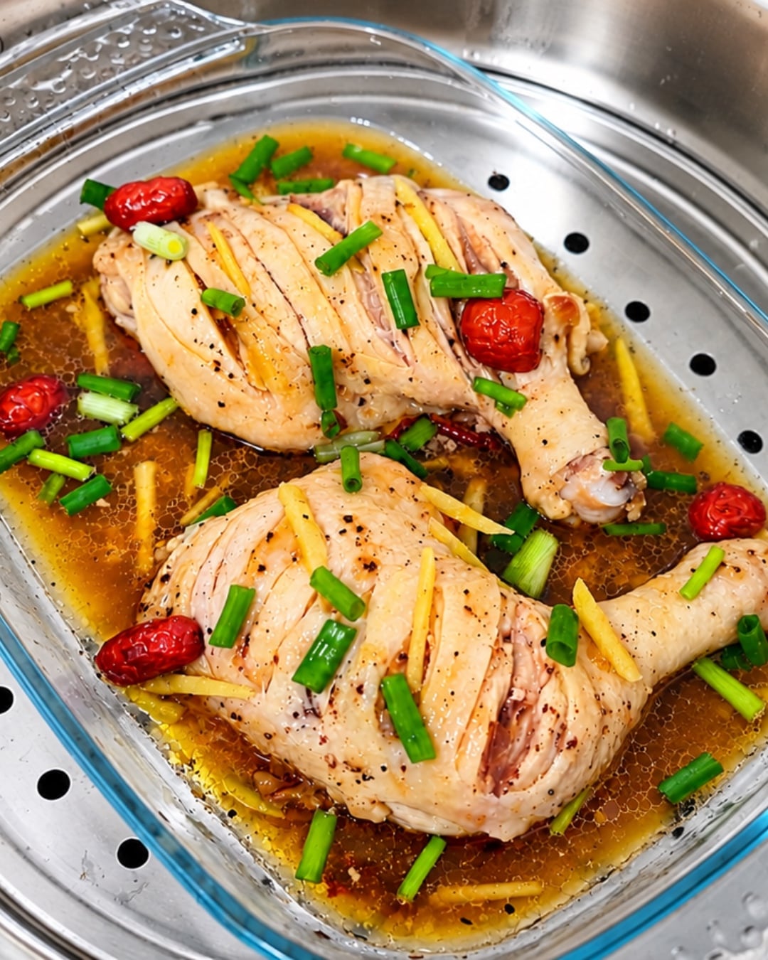 ayam kukus halia simple