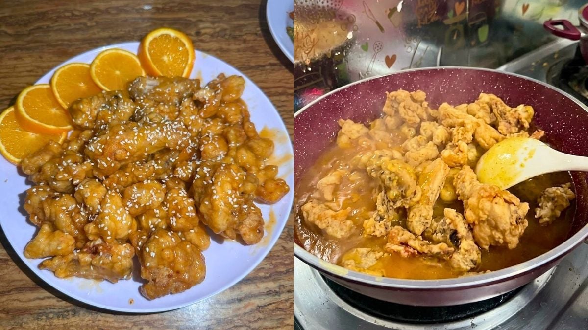 Ayam Masak Oren Ala Chinese Style, Sosnya Pekat Melekat! Rupanya Guna Kordial Oren Je…