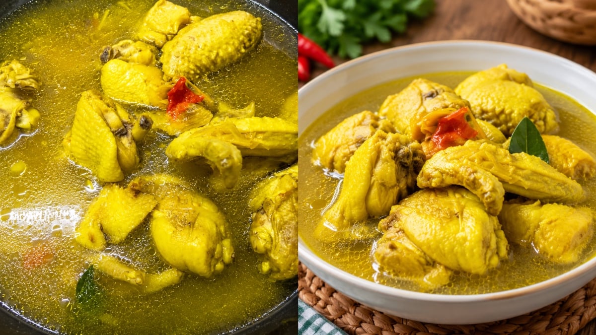Ayam Singgang Masam Pedas, Semua Bahan Tumbuk Je Tapi Sedap Makan Sampai 2 Pinggan!