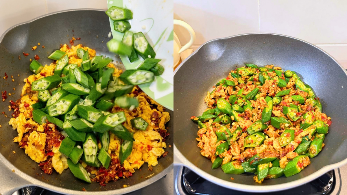 Cara Masak Bendi Goreng Berlada Telur, Lauk Ringkas Tapi Sambal Pedasnya Buat Selera Bertambah-Tambah