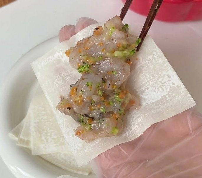cara buat dumpling udang 