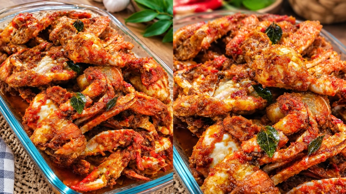 Wanita Ini Cuba Resipi Chilli Crab Che Sayang, Ketam Digoreng Asing Rupanya Rahsia Garing & Kuah Pekat!