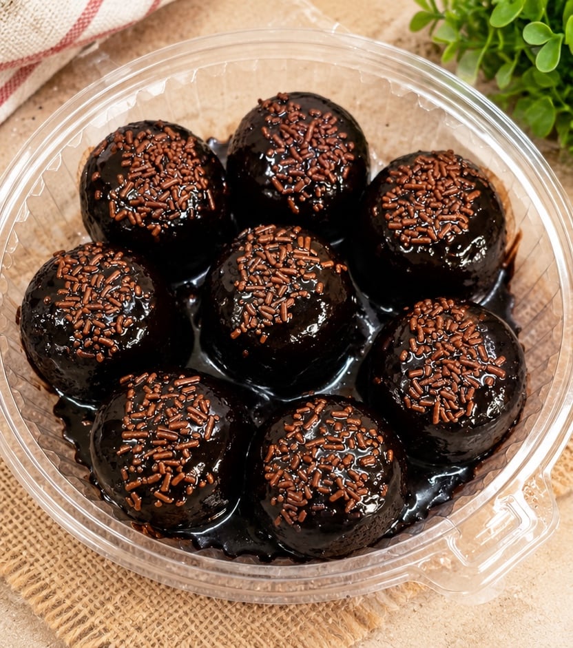 kek coklat moist mudah