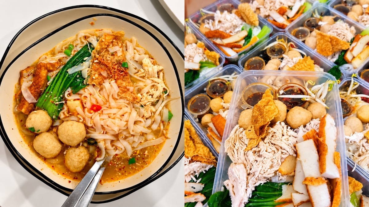 Resipi Kuetiau Theng Berkuah Jernih, Tambah Chili Oil Memang Lagi Terangkat Rasanya!