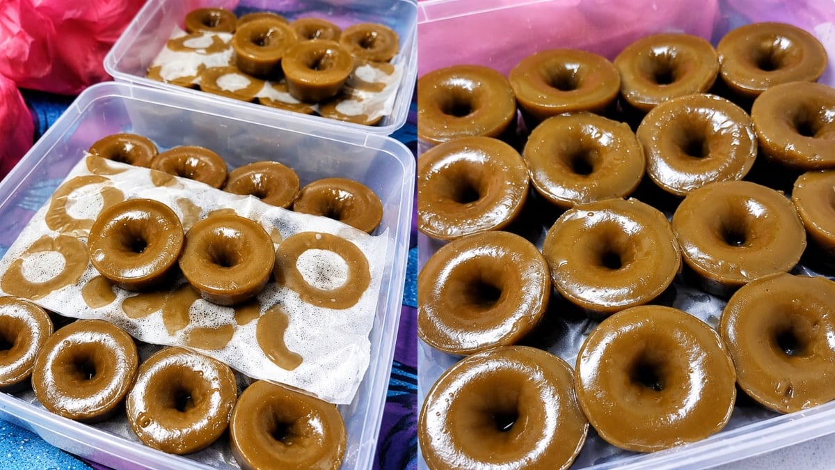 Buat Kuih Lompang Gula Merah Ikut Sukatan Cawan, Ini Petua Supaya Berlekuk Cantik!