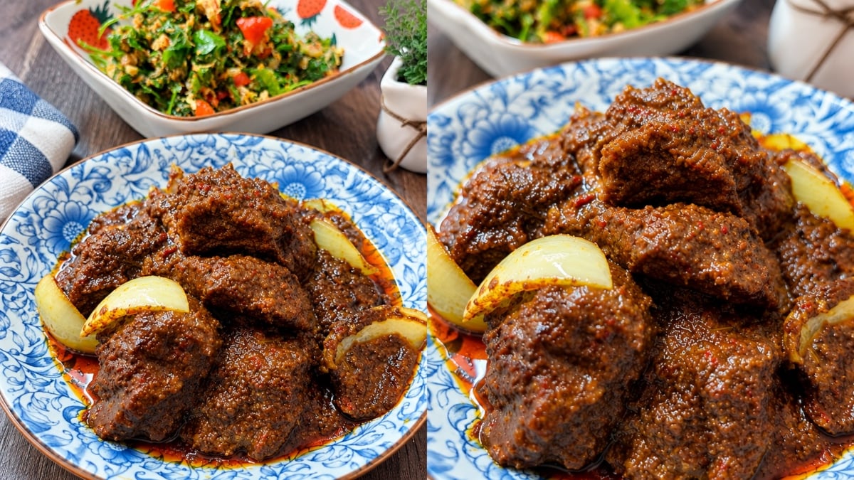 Cara Masak Gulai Daging Buku Besar Ala Kenduri Kahwin Zaman Dulu, Kuah Pekat Gamit Memori!