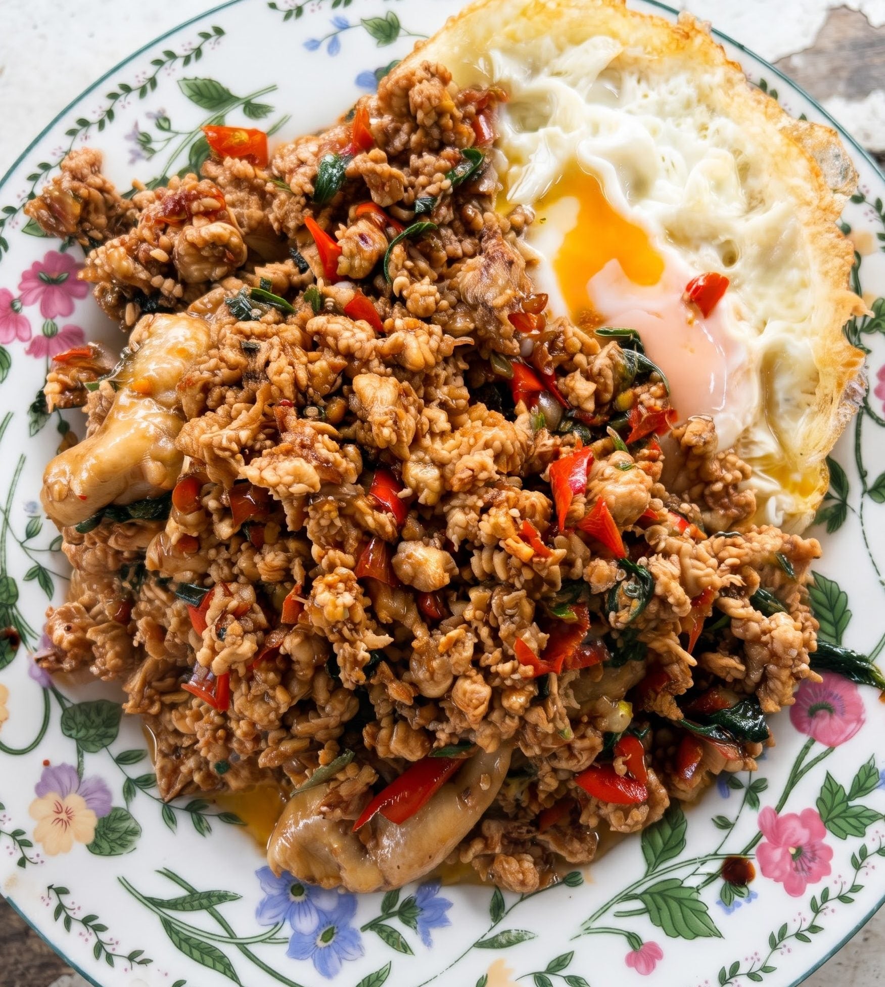 pad kra pao resepi