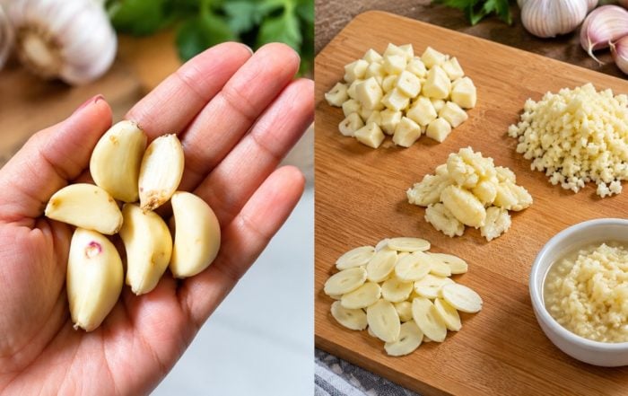 potong bawang putih