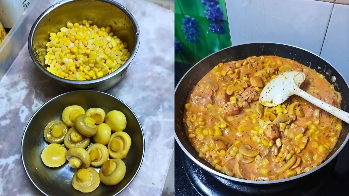 Resepi Creamy Mushroom Soup Dengan Ayam & Jagung, Anak Tak Cukup Semangkuk!