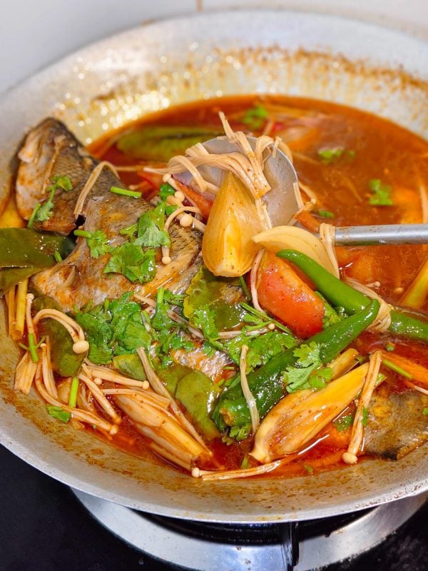 resepi ikan siakap tomyam