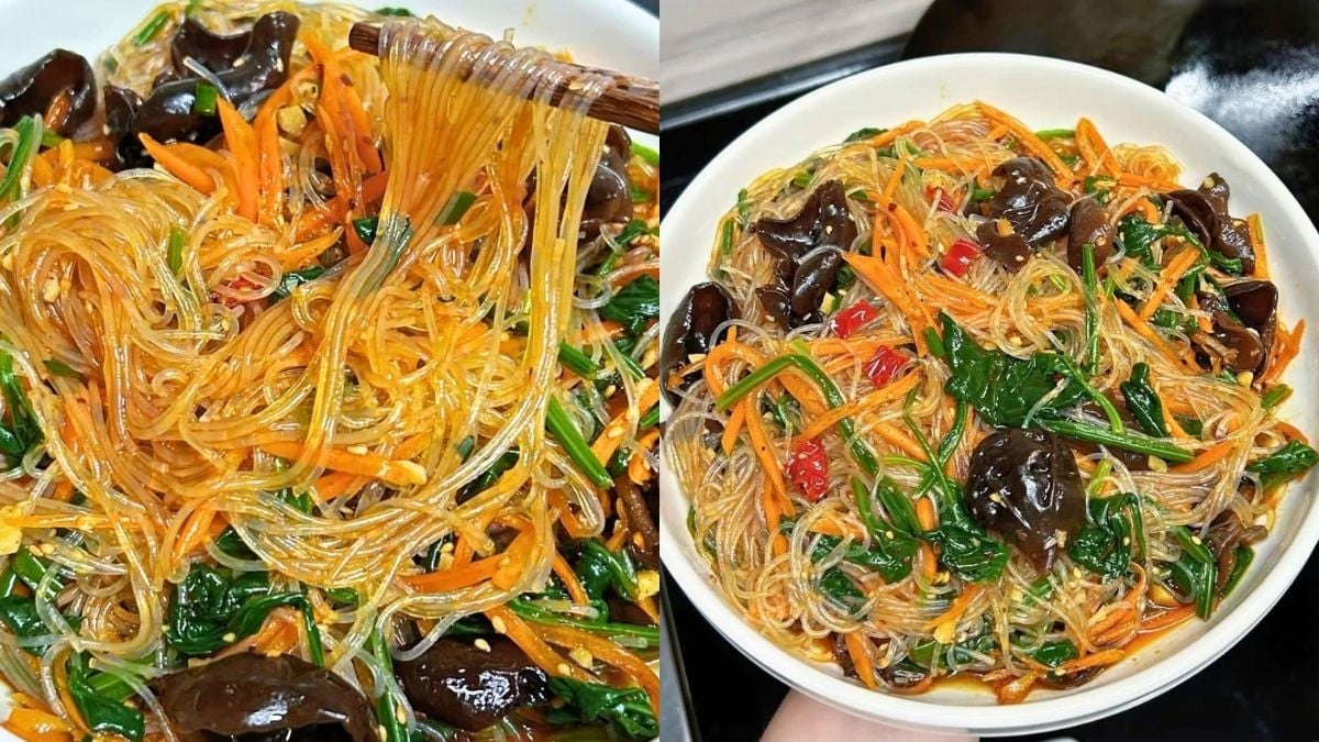 Japchae Pun Boleh Jadi Menu ‘Fancy’! Tambah Chili Crisp Terus Lagi Pedas, Sedap & Wangi
