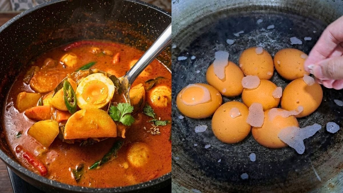 Kari Telur Berempah Dengan Kuah Pekat Menyelerakan, Letak Dua Sayur Ini Pula Lagi ‘Syahdu’!