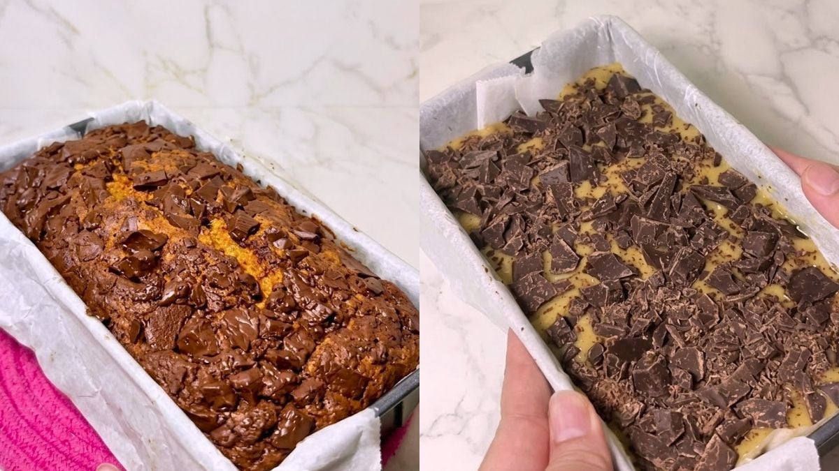 Resepi Kek Pisang Mudah, Rahsia Harum Semerbak Rupanya Pada Mentega Perang Dan Cip Coklat!