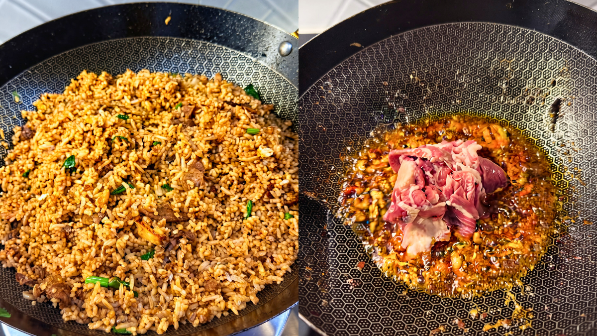 Nasi Goreng Daging Shabu-Shabu, Nampak Ala Restoran Mewah Tapi Mudah Saja Nak Buat!