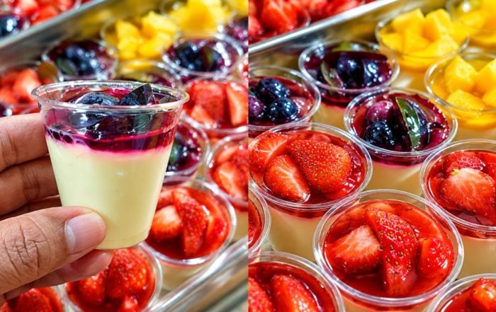 resepi puding buah viral