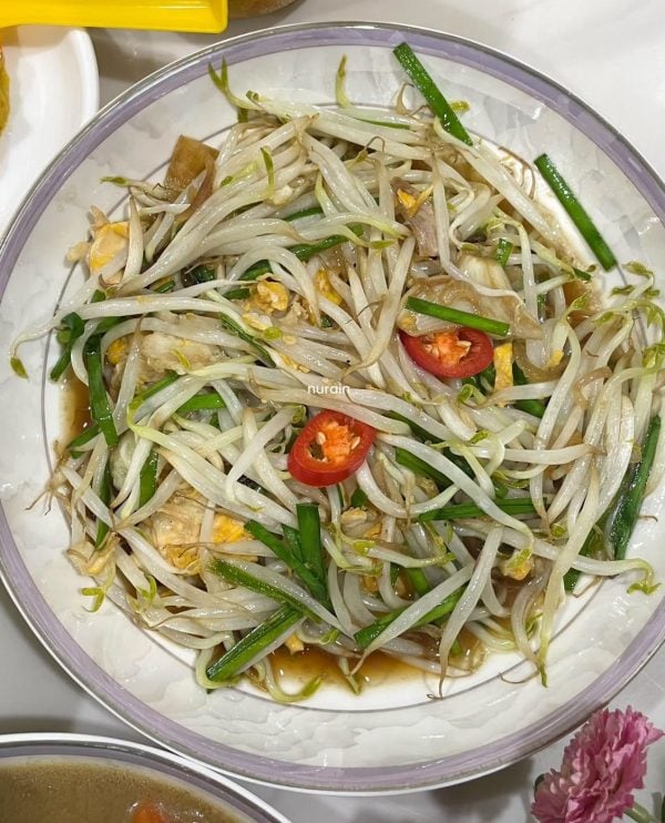 resepi sayur tauge