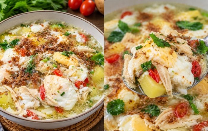 resepi sup telur kentang simple