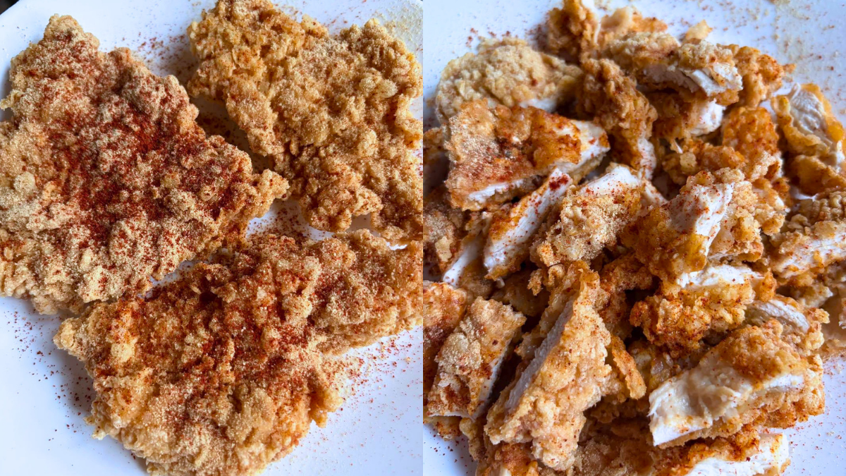 Ayam Gunting Dengan Isi Tebal & Salutan Rangup Ikut Selera, Buat Sendiri Lagi Puas!