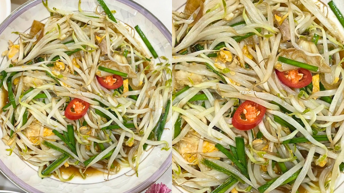 Resipi Sayur Tauge Kicap Cair 5 Bahan, Tips Kena Tumis Sekejap Saja Supaya Kekal Rangup!