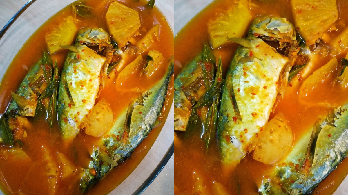 Resipi Ikan Masak Asam Rebus Dengan Nenas, Kuah Masam Pedas Memang Buat Kecur Air Liur!