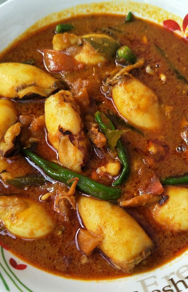 kari sotong tanpa santan