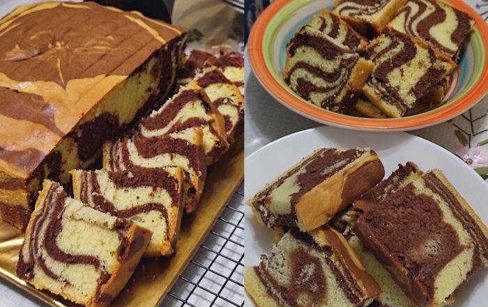 kek marble kopi