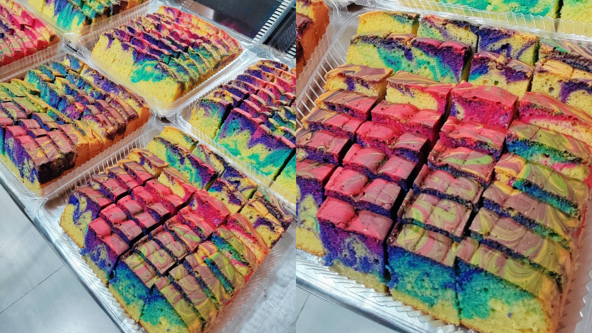 Resipi Kek Marble Mudah, Tak Sangka Guna 4 Bahan Saja Dah Boleh Jadi Secantik Ini!