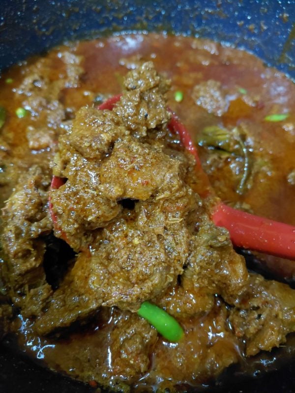 rendang daging tetel