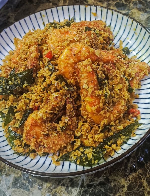 udang butter nestum