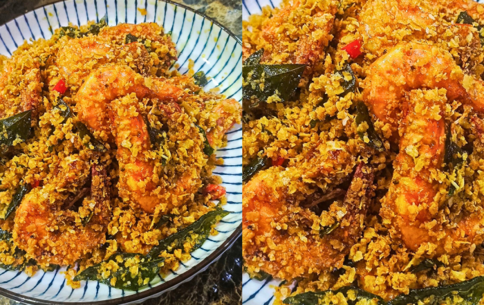 udang butter nestum