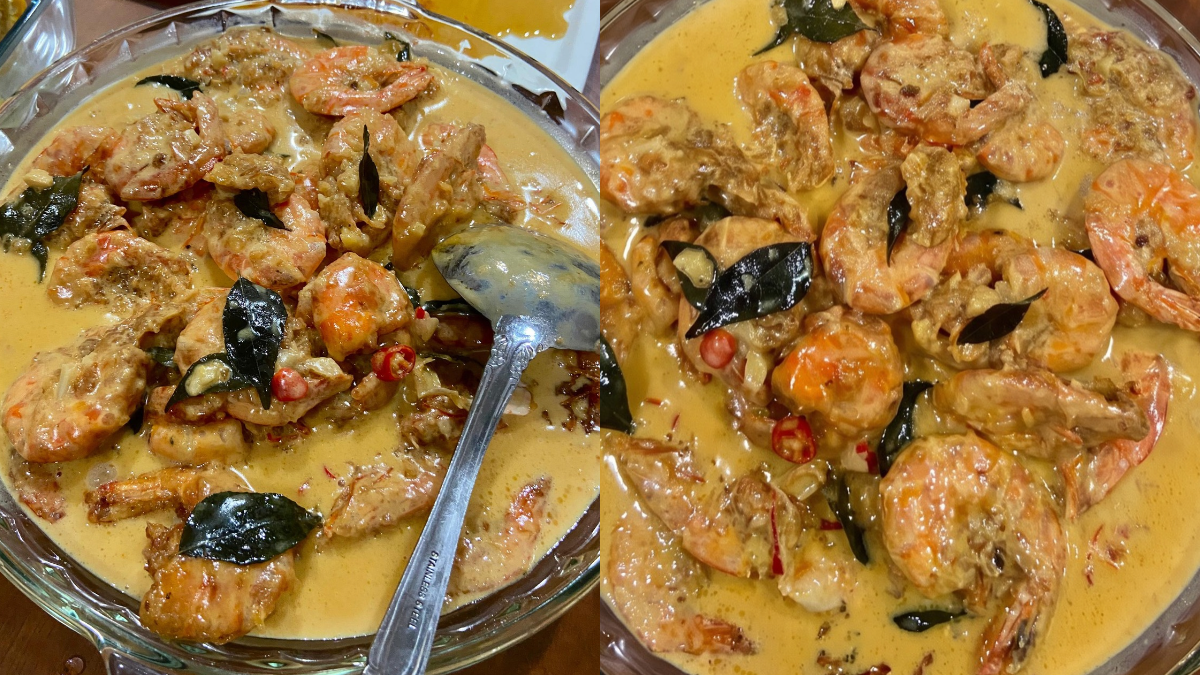 Cara Masak Udang Buttermilk, Kuah Lemak Berkrim Bersalut Memang Buat Teringat-Ingat!