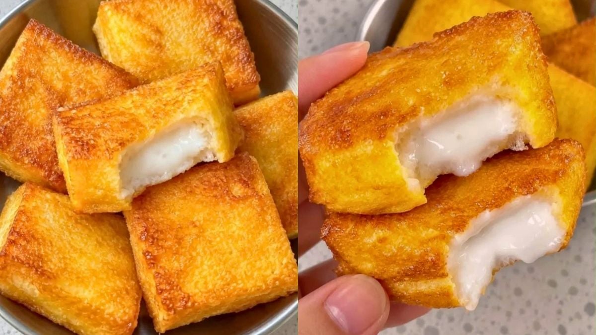 Uniknya Buat Roti Bakar Berinti Yogurt Guna 4 Bahan Saja, Rangup Di Luar Berkrim Di Dalam!