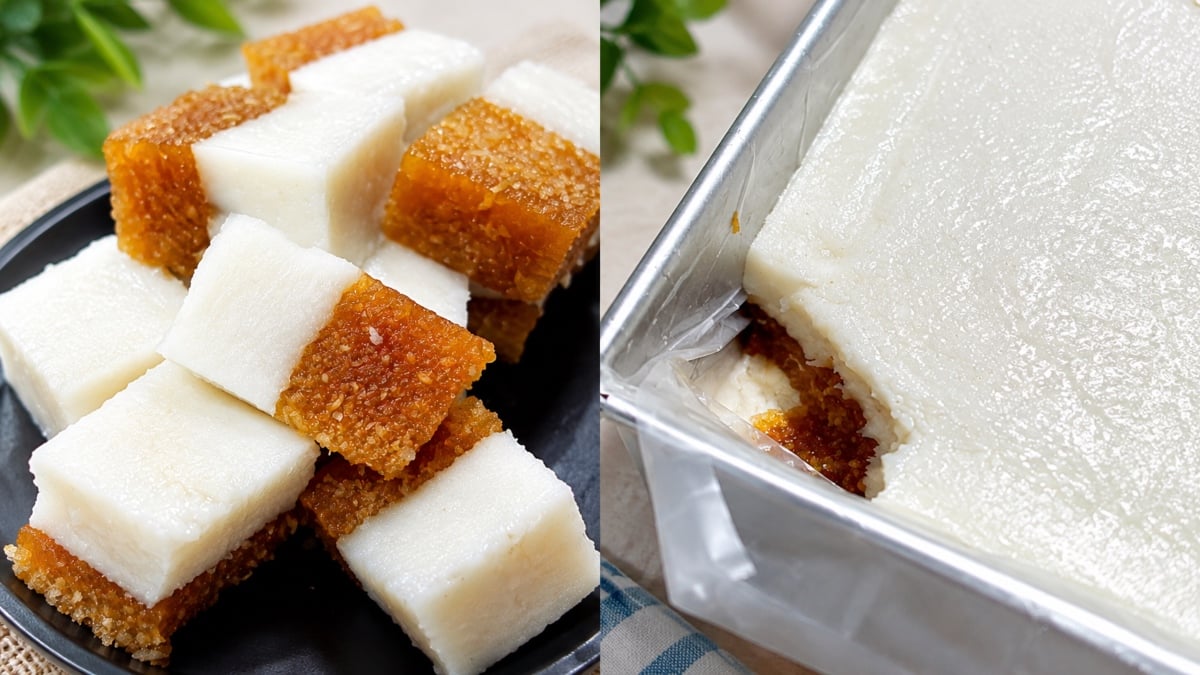 Talam Ubi Mudah, Sedap & Berlemak, Ini Sukatan Tepat Untuk Lapisan Santan Yang Cantik